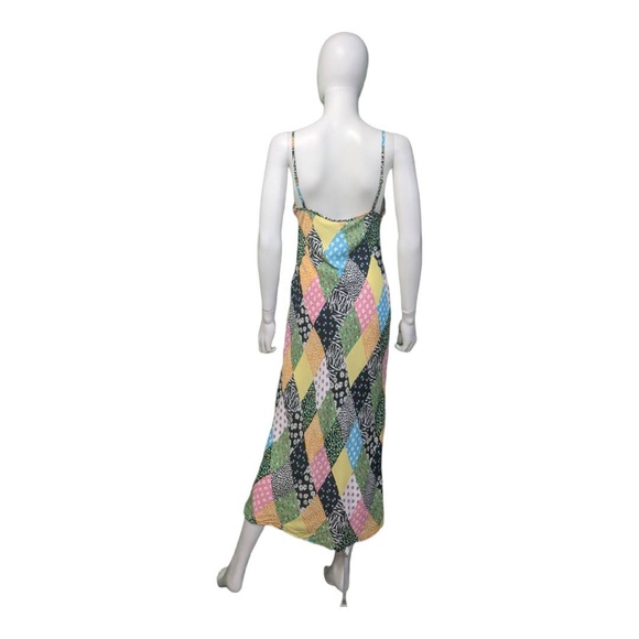 Rixo X Target Patchwork Slip Dress Multicolored S - Picture 5 of 8